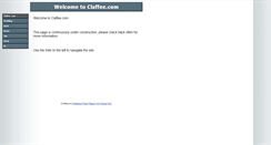 Desktop Screenshot of claffee.com