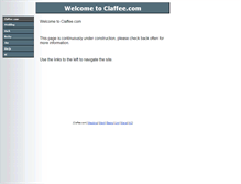 Tablet Screenshot of claffee.com